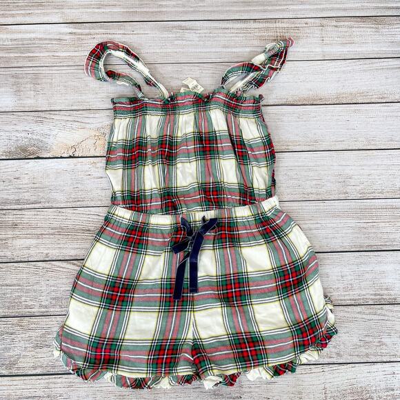 NWT Large AERIE Holiday Sleep Flannel Romper - Picture 2 of 5